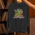 Wild About Reading Books Lovers Novelty Bookworm Library Day Unisex Hoodie Wild About Reading Books Lovers Novelty Bookworm Library Day Unisex Hoodie