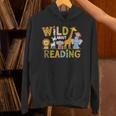 Wild About Reading Kid Love Wild Animal Books Back To School Unisex Hoodie Wild About Reading Kid Love Wild Animal Books Back To School Unisex Hoodie