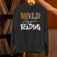 WILD ABOUT READING Reading Books Bookworm Library Day Unisex Hoodie