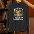 Women's Wild About Reading Book Reader Lion Zoo Animals Kids Unisex Hoodie