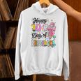 100th Day Of School Teacher Books 100 Days Of Preschool Girl Unisex Hoodie