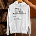 Abibliophobia The Fear Of Running Out Of Books Unisex Hoodie Abibliophobia The Fear Of Running Out Of Books Unisex Hoodie