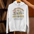 Abibliophobia Wildflower Reading Bookworm Book Reader Unisex Hoodie
