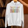 Applied Behavior Analysis Book Wildflower ABA RBT Therapist Premium Tri-Blend Unisex Hoodie Applied Behavior Analysis Book Wildflower ABA RBT Therapist Premium Tri-Blend Unisex Hoodie