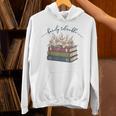 Barely Tolerable Book Lover Floral Quote Pride And Prejudice Unisex Hoodie