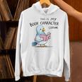 This Is My Book Character Costume I Pigeon Reading Tee Unisex Hoodie This Is My Book Character Costume I Pigeon Reading Tee Unisex Hoodie