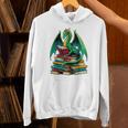 Book Dragon Reading Books Unisex Hoodie
