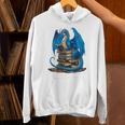 Book Lover Bookworm Reading Books Dragon Premium Tri-Blend Unisex Hoodie