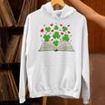 Book With Shamrocks Librarian Saint Patrick's Day Kids Unisex Hoodie Book With Shamrocks Librarian Saint Patrick's Day Kids Unisex Hoodie