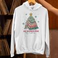 All Booked For Christmas Book Christmas Tree Lights Bookish Unisex Hoodie All Booked For Christmas Book Christmas Tree Lights Bookish Unisex Hoodie