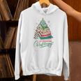 All Booked For Christmas Book Xmas Tree Lights Reading Girly Unisex Hoodie All Booked For Christmas Book Xmas Tree Lights Reading Girly Unisex Hoodie