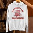 All Booked For Valentines Bow Heart Book Lover Valentine Day Unisex Hoodie All Booked For Valentines Bow Heart Book Lover Valentine Day Unisex Hoodie