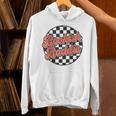 Bookish Baddie Retro Aesthetic Typography Unisex Hoodie