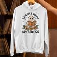 Bury Me With My Books Ghost Tee Unisex Hoodie