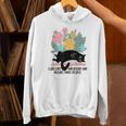 Cat Meme I Like Cats And Books And Maybe Three People Unisex Hoodie