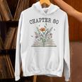 Chapter 80 Book Lovers & Readers 80th Birthday Wildflowers Unisex Hoodie Chapter 80 Book Lovers & Readers 80th Birthday Wildflowers Unisex Hoodie