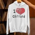 Clifford The Big Red Dog I Heart Clifford Childrens Books Unisex Hoodie