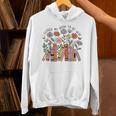 I Closed My Book To Be Here Floral Bookworm Reading Unisex Hoodie