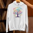 Color Our World Summer Reading Program 2025 Trippy Book Tree Unisex Hoodie Color Our World Summer Reading Program 2025 Trippy Book Tree Unisex Hoodie