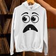 Creepy Face Carrot Halloween Book Character Costume Unisex Hoodie
