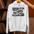 Crying Over Fictional Characters Book Lovers Unisex Hoodie Crying Over Fictional Characters Book Lovers Unisex Hoodie