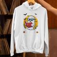 Cute Ghost Reading Book Retro Halloween Librarian Unisex Hoodie Cute Ghost Reading Book Retro Halloween Librarian Unisex Hoodie