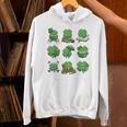 Cute Shamrock Reading St Patricks Day Teacher Book Lovers Unisex Hoodie Cute Shamrock Reading St Patricks Day Teacher Book Lovers Unisex Hoodie