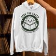 Earth Day 2025 Save Earth It´s Only Planet With Books Reader Unisex Hoodie