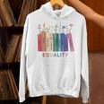 Equality Flower Books Equal Rights Social Justice Feminist Unisex Hoodie