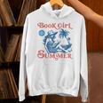 Girl Reading Book Summer Beach Vacation For Book Lover Unisex Hoodie