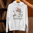 Goose With Books Cute Bookworm Reader Unisex Hoodie