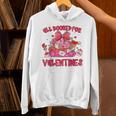 Groovy All Booked For Valentines Books Pink Coquette Bow Unisex Hoodie Groovy All Booked For Valentines Books Pink Coquette Bow Unisex Hoodie