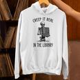 Halloween Skeleton Pun Book Lover Library Joke Unisex Hoodie