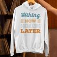 Hiking Now Minimal Socializing Introvert Vintage Unisex Hoodie Hiking Now Minimal Socializing Introvert Vintage Unisex Hoodie