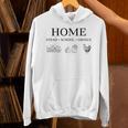 Home Stead School Grown Flowers Book Chicken Unisex Hoodie