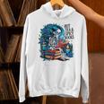 Hot Tea & Spicy Books Skeleton Reader Unisex Hoodie