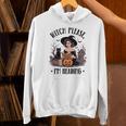 I'm Reading Halloween Witch Book Lover Unisex Hoodie