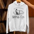 Introverted But Willing To Discuss Cats And Books Unisex Hoodie