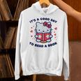 It's a Good Day To Read a Book Cute Cat Book Day Girls Boys Unisex Hoodie
