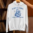 Just a Girl Who Loves Books Book Lover Bookish Unisex Hoodie Just a Girl Who Loves Books Book Lover Bookish Unisex Hoodie