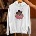 Just A Girl Who Loves Books Cute African American Afro Unisex Hoodie Just A Girl Who Loves Books Cute African American Afro Unisex Hoodie