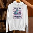 Just A Girl Who Loves Dragons And Books Lover Reading Book Unisex Hoodie Just A Girl Who Loves Dragons And Books Lover Reading Book Unisex Hoodie