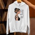 Just a Girl Who Has Tattoos And Love Books Tattooed Inked Unisex Hoodie