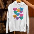 Librarian Shirt Valentines Book Worm Reading Tshirt Premium Tri-Blend Unisex Hoodie