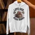 Love God Drink Coffee Read Books – Vintage Spiritual Reading Unisex Hoodie Love God Drink Coffee Read Books – Vintage Spiritual Reading Unisex Hoodie