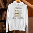 Minimalist Book Lover Pun Humor For Bookworms Librarians Art Premium Tri-Blend Unisex Hoodie