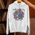 Morally Grey Skeleton Reading Smut Smutty Spicy Books Lover Unisex Hoodie