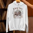 North Pole Book-Club Hot Cocoa Served Daily Christmas Book Unisex Hoodie