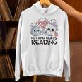 Nothing Beats Reading Rock Paper Scissors Book Lover Teacher Unisex Hoodie