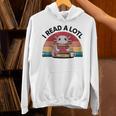 I Read Alotl Axolotl Retro Reading Books Lover Vintage Unisex Hoodie I Read Alotl Axolotl Retro Reading Books Lover Vintage Unisex Hoodie
